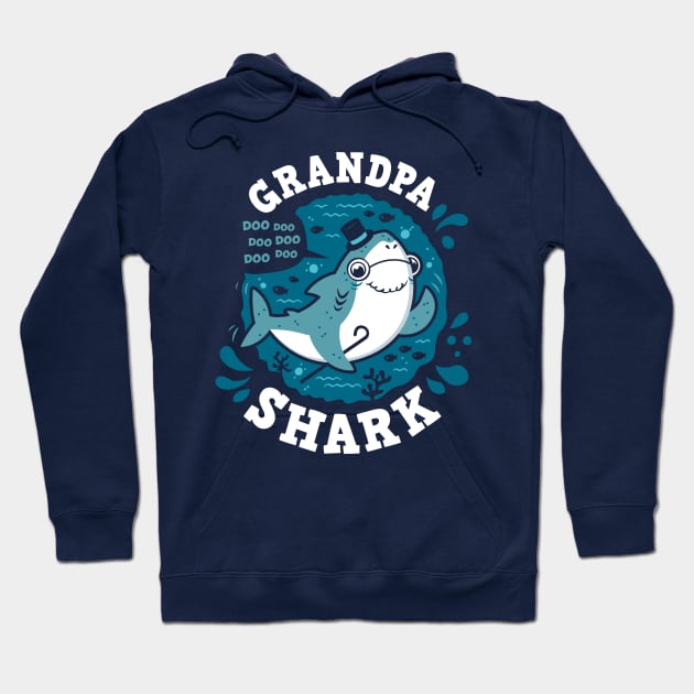 Grandpa Shark Hoodie by Olipop